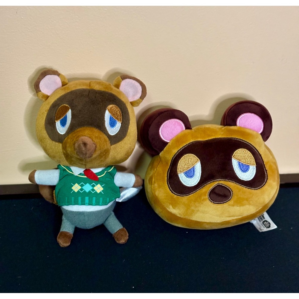 Animal Crossing Tom Nook Plush Bundle Little Buddy 8" Club Mocchi 6" T12766
